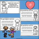 Grandparents Day Mini Book for Early Readers
