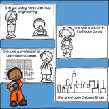 Mae Jemison Mini Book for Early Readers: Black History Month