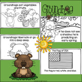 Groundhog Day Mini Book for Early Readers