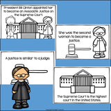Ruth Bader Ginsburg Mini Book for Early Readers: Women's History Month