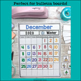 Printable Calendar for Your Classroom, Homeschool, Classes - Calendar FREEBIE