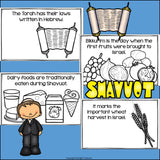 Shavuot Mini Book for Early Readers