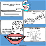 Dental Health Mini Book for Early Readers: Dental Health Month