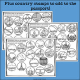 International Passport Mini Book for Early Readers FREEBIE