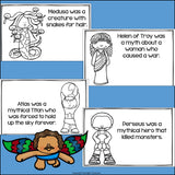 Greek Myths Mini Book for Early Readers - Greek Mythology