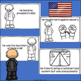 John Quincy Adams Mini Book for Early Readers: Presidents' Day