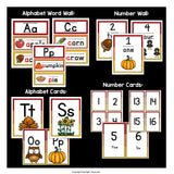 Classroom Decor Pack - Fall Theme