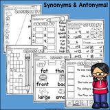 Synonyms & Antonyms Worksheets and Activities for Early Readers