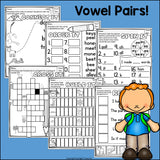 Vowel Pairs EE, EY Worksheets and Activities for Early Readers