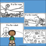 Alphabet Letter of the Week: The Letter R Mini Book