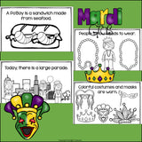 Mardi Gras Mini Book for Early Readers
