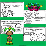 Carnival in Brazil Mini Book for Early Readers