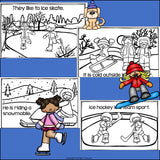 Winter Sports Mini Book for Early Readers
