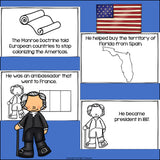 James Monroe Mini Book for Early Readers
