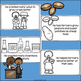 George Washington Carver Mini Book for Early Readers: Black History Month
