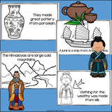 Ancient China Mini Book for Early Readers - Ancient Civilizations Activities
