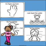 Five Senses Mini Book for Early Readers