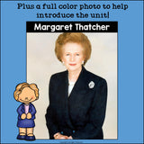 Margaret Thatcher Mini Book for Early Readers: Women's History Month