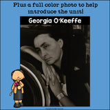 Georgia O'Keeffe Mini Book for Early Readers: Women's History Month