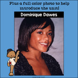 Dominique Dawes Mini Book for Early Readers: Women's History Month