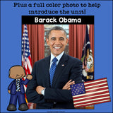 Barack Obama Mini Book for Early Readers: Presidents' Day