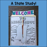 Mississippi Lapbook for Early Learners - A State Study