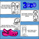 Life in the 2000s Mini Book for Early Readers