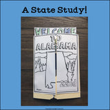 Alabama Lapbook for Early Readers