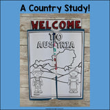 Austria Lapbook for Early Learners - A Country Study