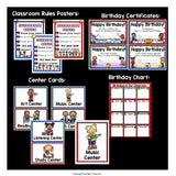 Classroom Decor Pack - Sports Theme