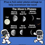 The Moon's Phases Mini Book for Early Readers: Phases of the Moon