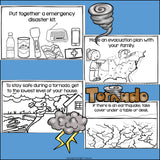 Natural Disasters Mini Book for Early Readers