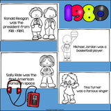Life in the 1980s Mini Book for Early Readers