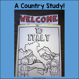 Italy Lapbook for Early Learners - A Country Study
