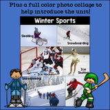 Winter Sports Mini Book for Early Readers