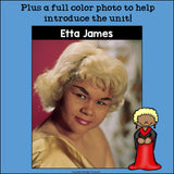 Etta James Mini Book for Early Readers: Black History Month