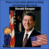 Ronald Reagan Mini Book for Early Readers: Presidents' Day
