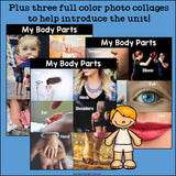 My Body Parts Mini Book for Early Readers