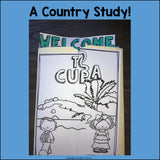 Cuba Lapbook for Early Learners - A Country Study
