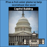 Capitol Building Mini Book for Early Readers: American Symbols