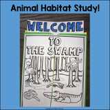 Swamp Lapbook for Early Learners - Animal Habitats