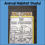 Prairie Lapbook for Early Learners - Animal Habitats