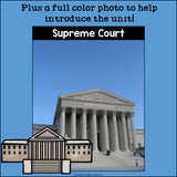 Supreme Court Mini Book for Early Readers: American Symbols