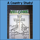 Wales Lapbook for Early Learners - A Country Study