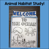 Ocean Lapbook for Early Learners - Animal Habitats