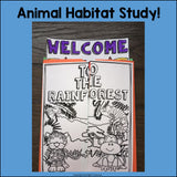 Rainforest Lapbook for Early Learners - Animal Habitats
