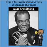 Louis Armstrong Mini Book for Early Readers: Black History Month