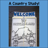 Switzerland Lapbook for Early Learners - A Country Study