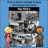 Life in the 1930s Mini Book for Early Readers