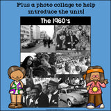 Life in the 1960s Mini Book for Early Readers